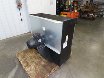 IR Screw Compressor 2.2kw Air Cooler Backward Incline Blower 230/460V 3PH