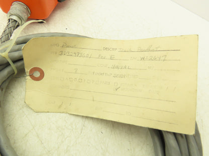 Westinghouse Unimation 3D32488G01 Robot Teach Pendant W/Cable & Deadman Switch