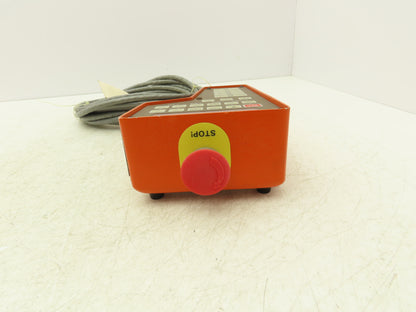 Westinghouse Unimation 3D32488G01 Robot Teach Pendant W/Cable & Deadman Switch