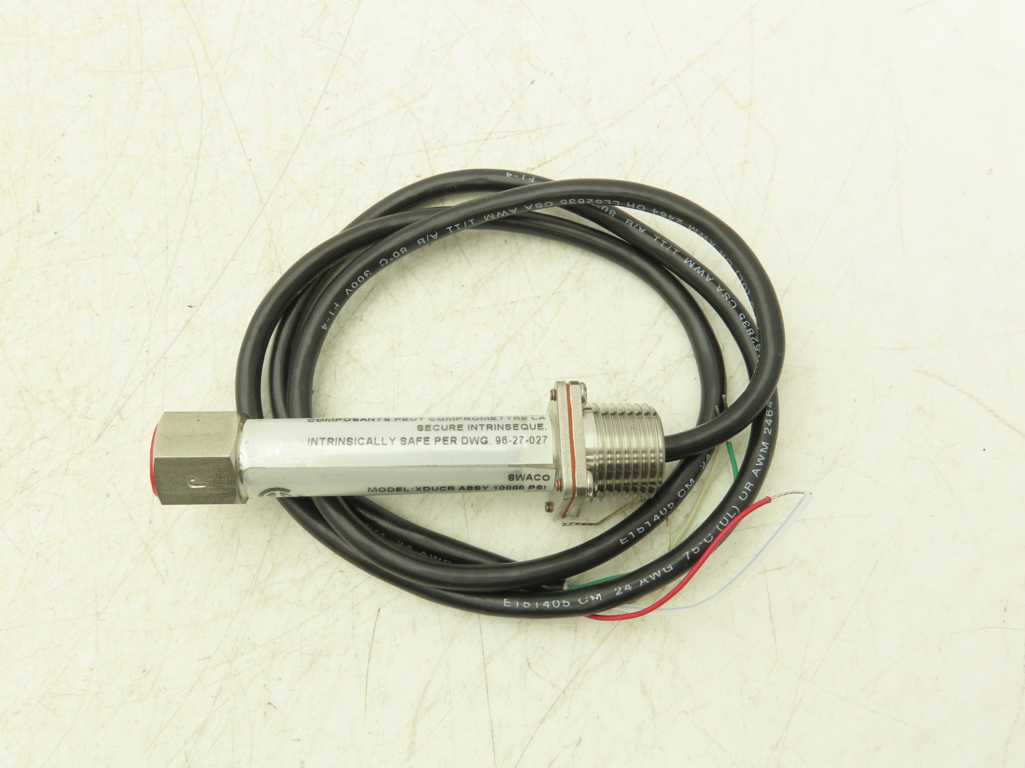 Ashcroft ASH-K1-7-F02-15-C1-#6008 Pressure Transducer 10000 PSIG 1/4" NPTF