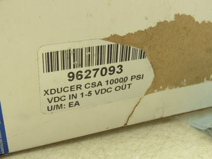 Ashcroft ASH-K1-7-F02-15-C1-#6008 Pressure Transducer 10000 PSIG 1/4" NPTF