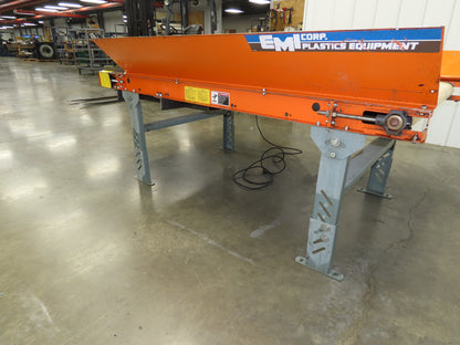 EMI Plastics RM-36 Flat Belt Conveyor 35.5"W x 84"L 115V 1PH Direct Drive 20FPM