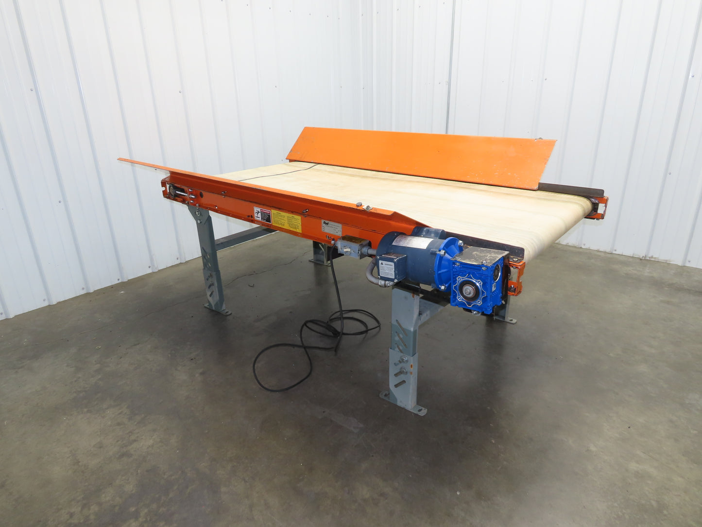 EMI Plastics RM-36 Flat Belt Conveyor 35.5"W x 84"L 115V 1PH Direct Drive 20FPM