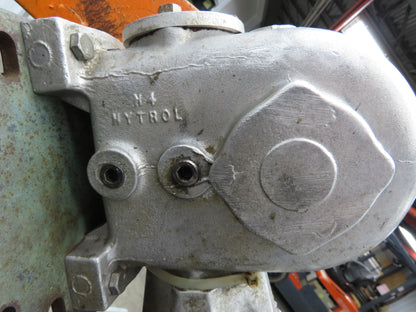 Hytrol 74"L Adj Incline Portable Parts Conveyor 18" Cleated Belt 115V 70FPM