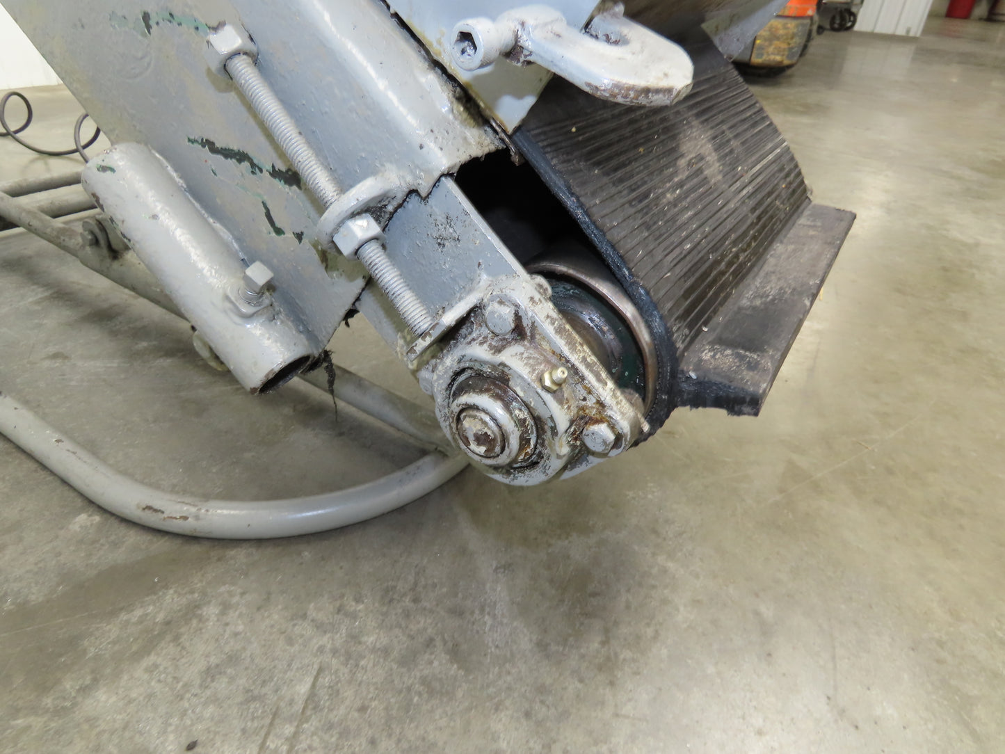 60"L Adjustable Incline Portable Parts Conveyor 12" Cleated Belt 115V 60FPM