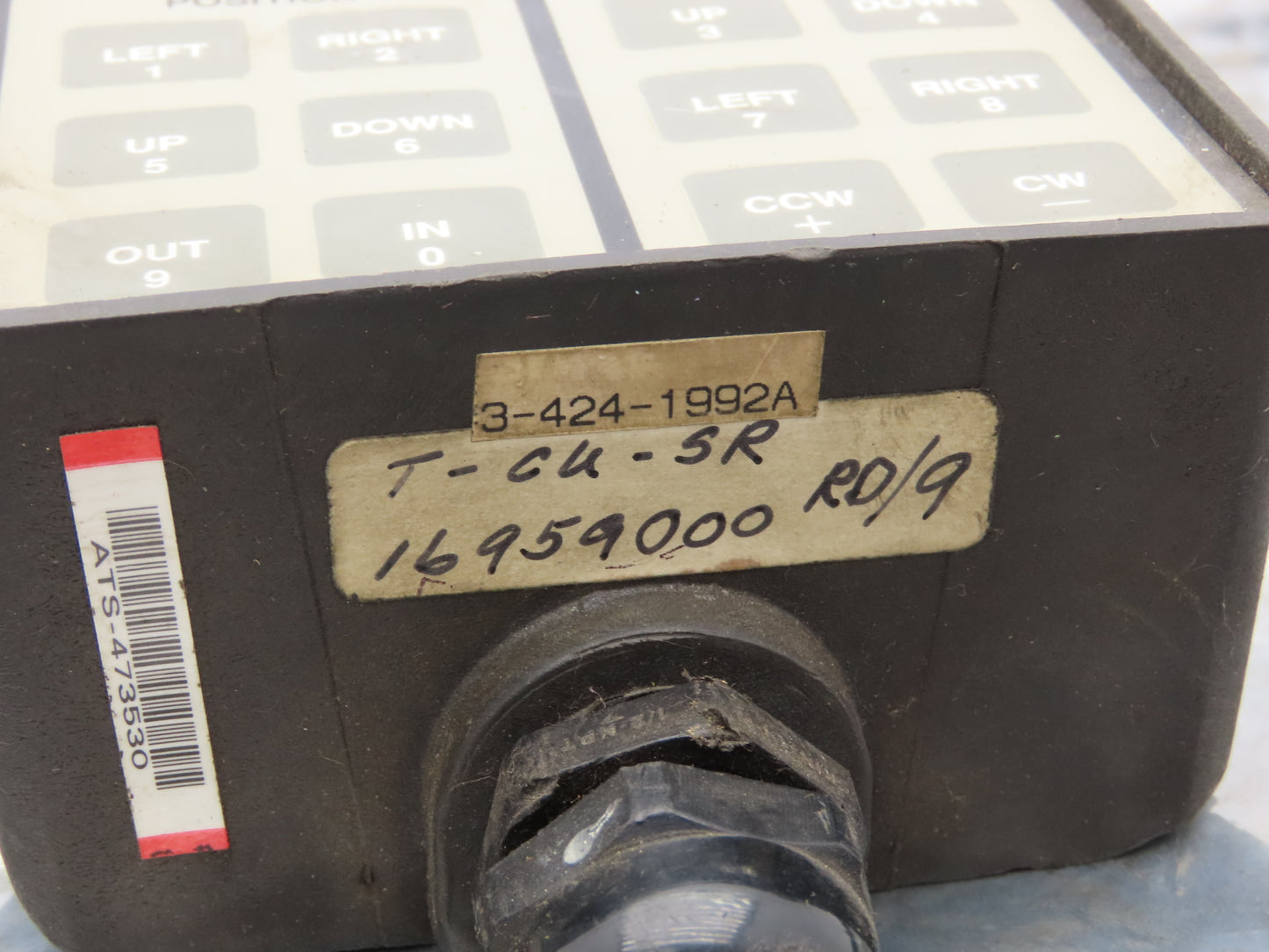 Cincinnati Milacron 3-424-1992A CNC HMI Teach Pendant Operator Control 20' Cord