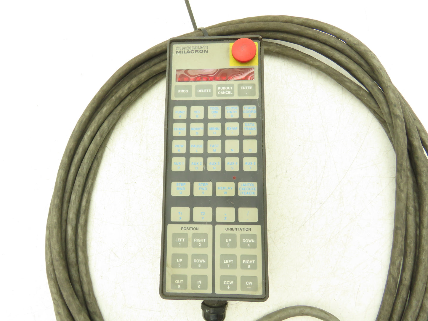 Cincinnati Milacron 3-424-1992A CNC HMI Teach Pendant Operator Control 20' Cord