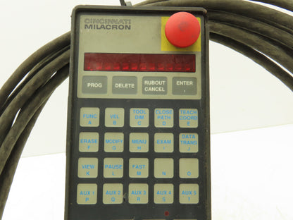Cincinnati Milacron 3-424-1992A CNC HMI Teach Pendant Operator Control 20' Cord