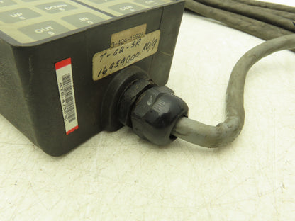 Cincinnati Milacron 3-424-1992A CNC HMI Teach Pendant Operator Control 20' Cord