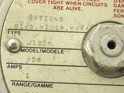 United Electric Controls J120K Pressure Switch 125VAC 456A 2/20PSID 3/4"NPT