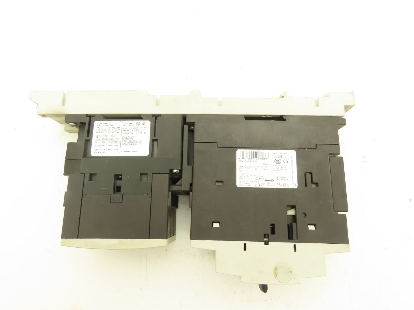 Siemens 3RA1135-4ES34-1AK6 Combo Starter 600VAC 45A 3Ph Sirius Motor Protector