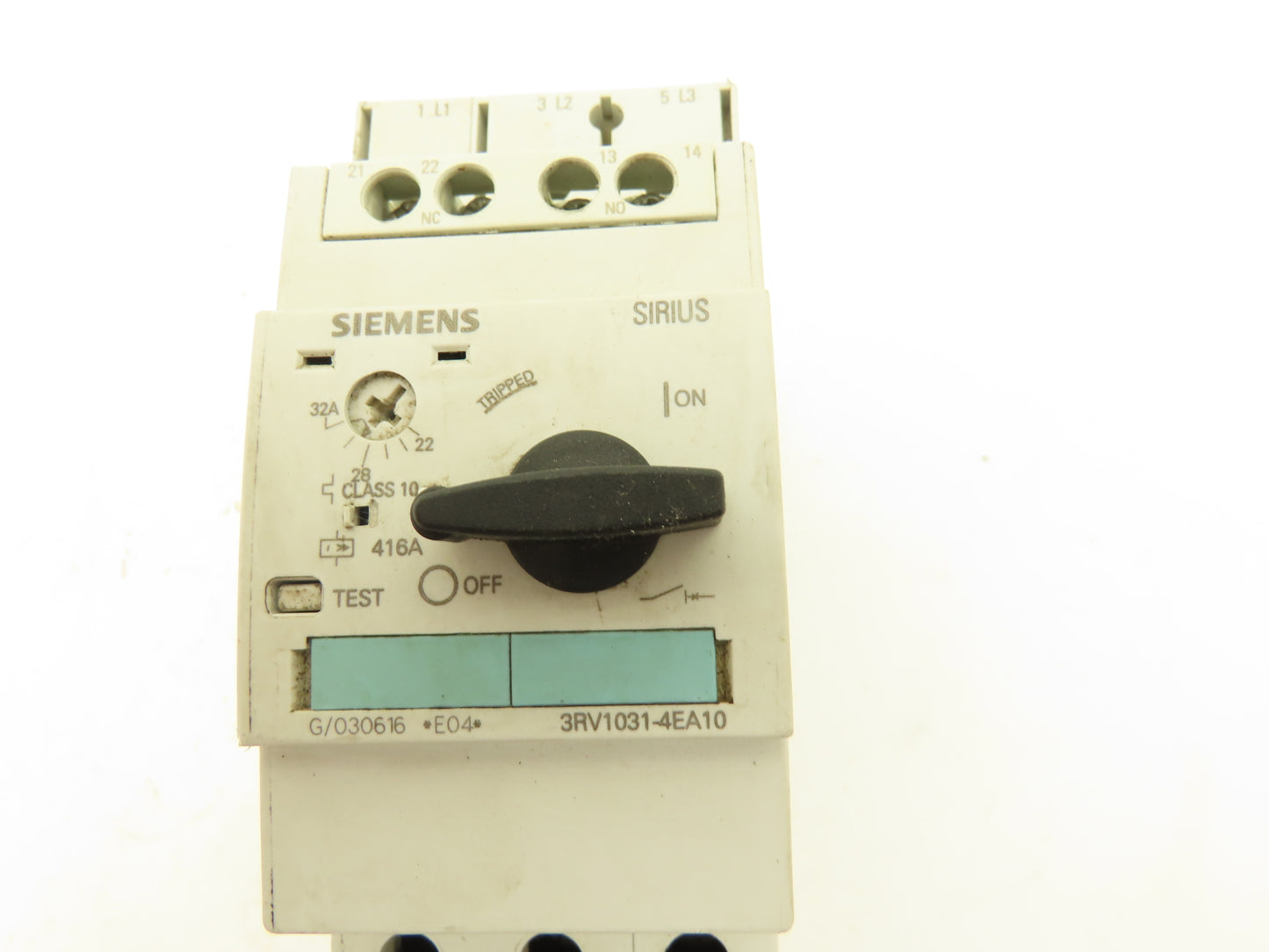 Siemens 3RA1135-4ES34-1AK6 Combo Starter 600VAC 45A 3Ph Sirius Motor Protector