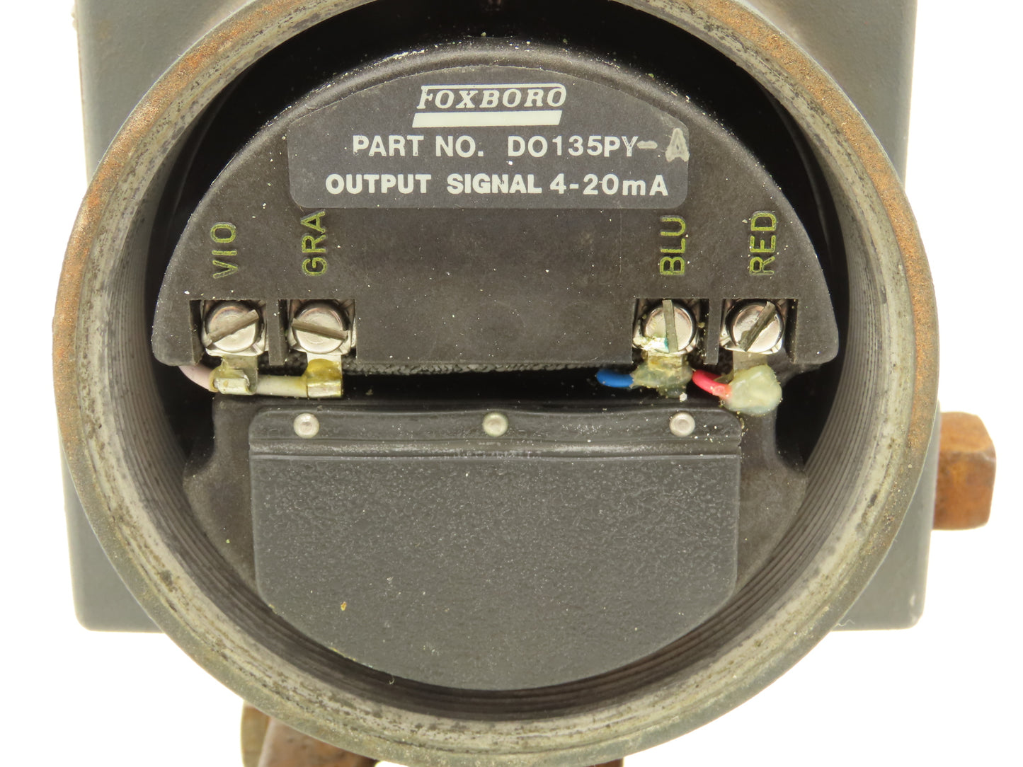 Foxboro 821GM-IK1NL2 Pressure Transmitter 4mA = 0 psi 20mA = 25 psi 12.5- 65 VDC