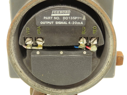 Foxboro 821GM-IK1NL2 Pressure Transmitter 4mA = 0 psi 20mA = 25 psi 12.5- 65 VDC
