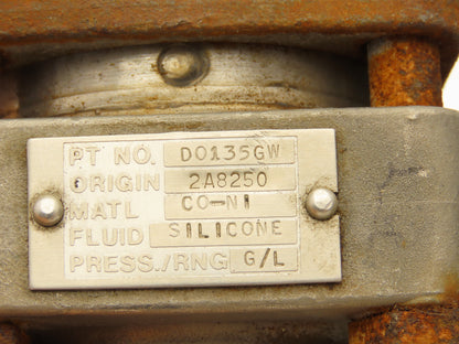 Foxboro 821GM-IK1NL2 Pressure Transmitter 4mA = 0 psi 20mA = 25 psi 12.5- 65 VDC