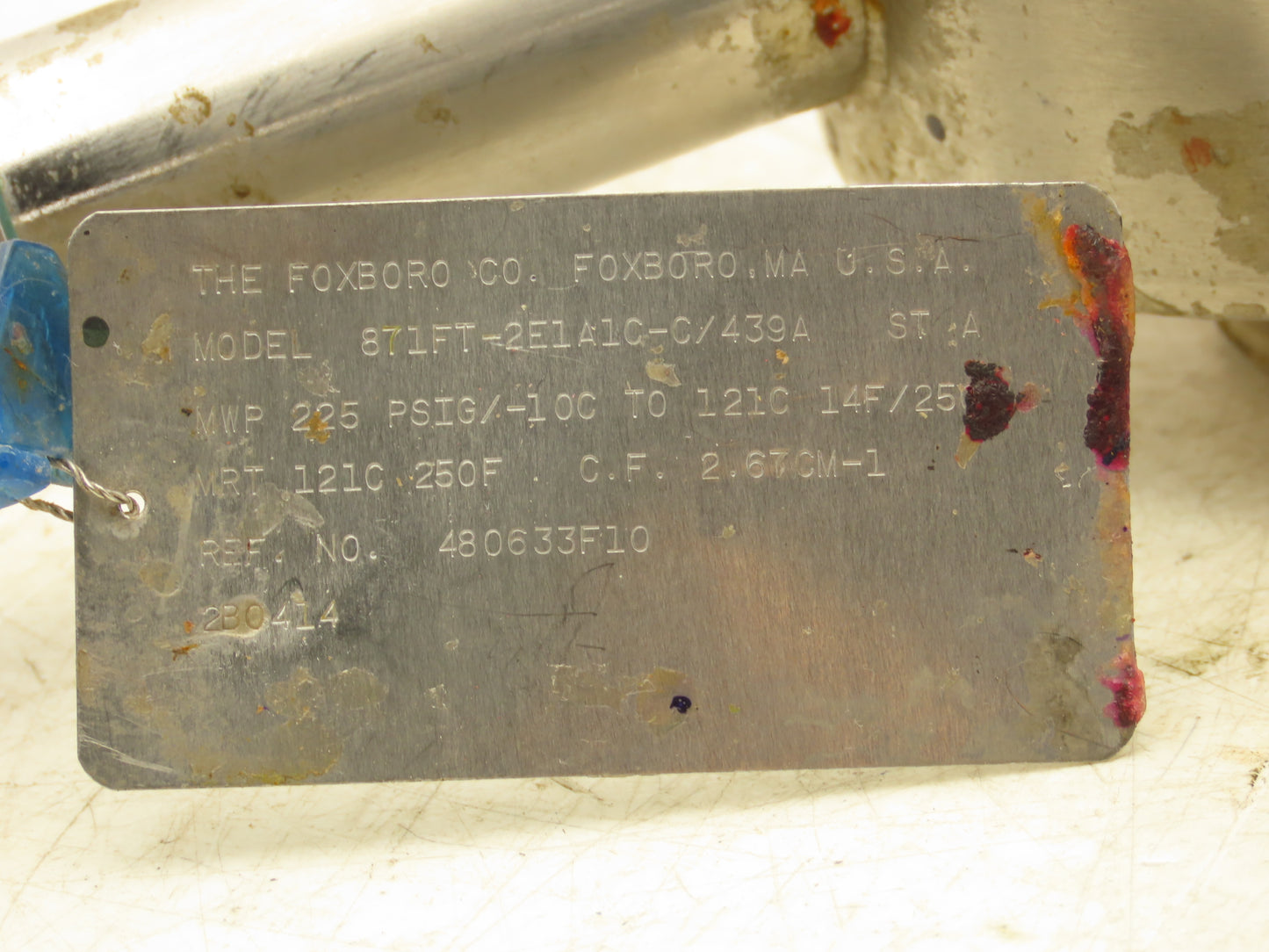 Foxboro 871FT-2E1A1C-C/439A Torodial Flow-Through Conductivity Sensor 225 PSIG