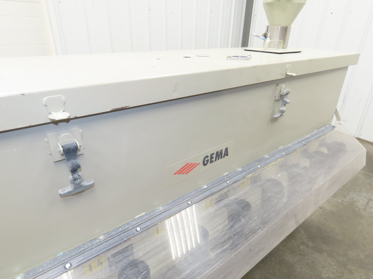 Gema Powder Coating Hopper Fluidization Vacuum 20 Ports Unit Fluidizing