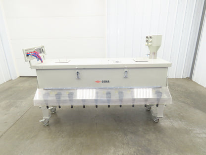 Gema Powder Coating Hopper Fluidization Vacuum 20 Ports Unit Fluidizing