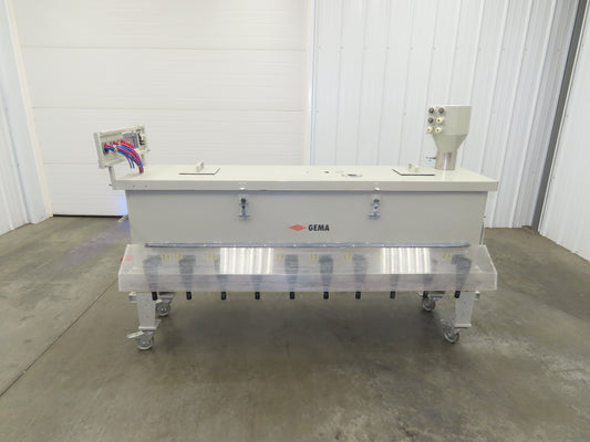 Gema Powder Coating Hopper Fluidization Vacuum 20 Ports Unit Fluidizing