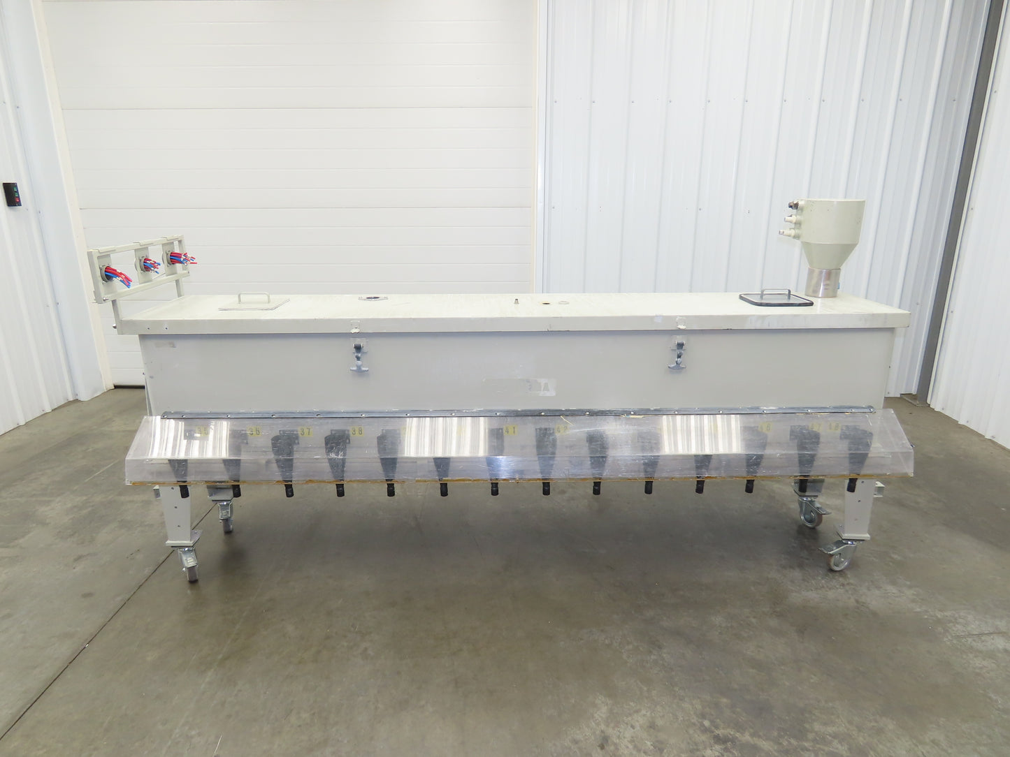 Gema Powder Coating Hopper Fluidization Vacuum 28 Ports Unit Fluidizing