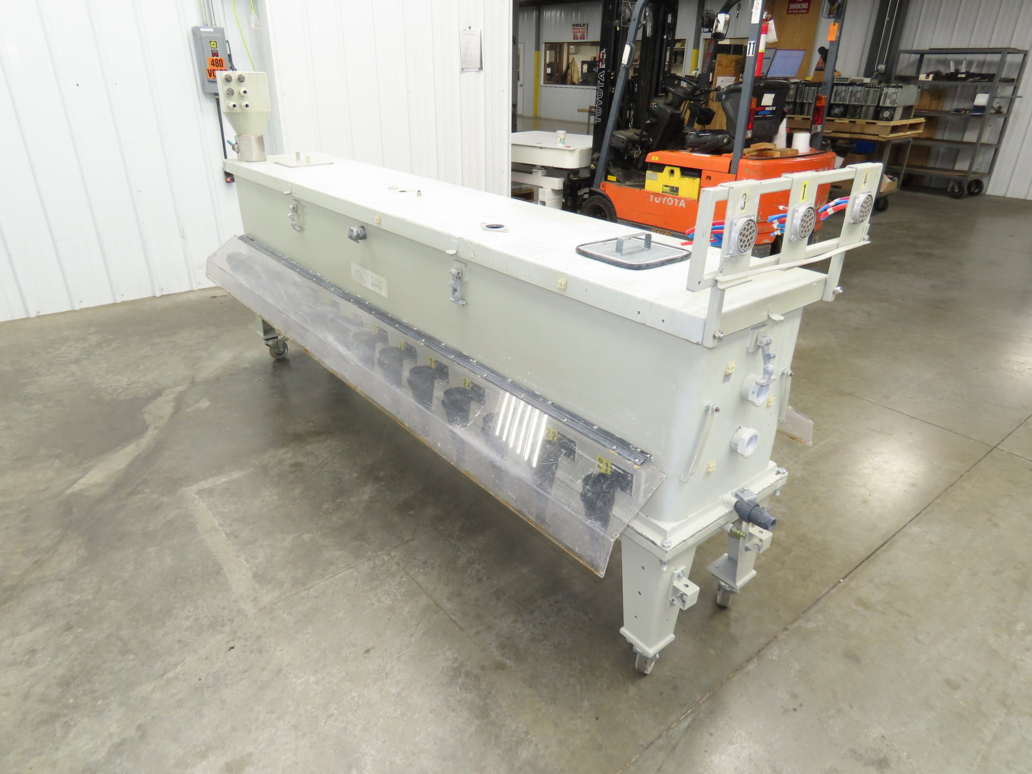 Gema Powder Coating Hopper Fluidization Vacuum 28 Ports Unit Fluidizing