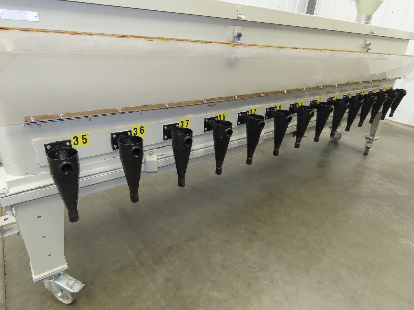 Gema Powder Coating Hopper Fluidization Vacuum 28 Ports Unit Fluidizing