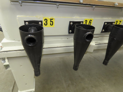 Gema Powder Coating Hopper Fluidization Vacuum 28 Ports Unit Fluidizing