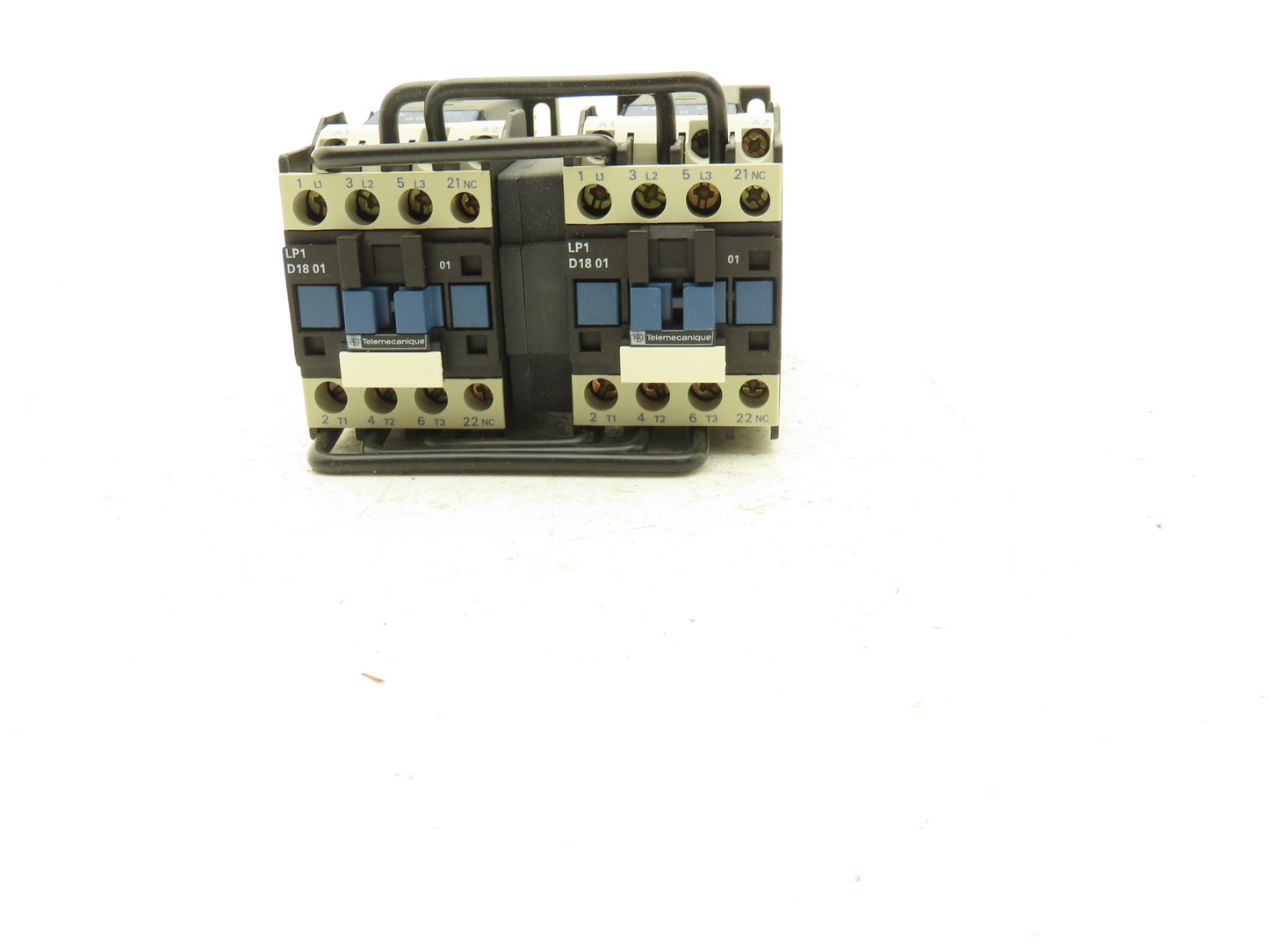 Telemecanique LP2 D1801BD Reversing Contactor 24VDC Coil 480V 3PH