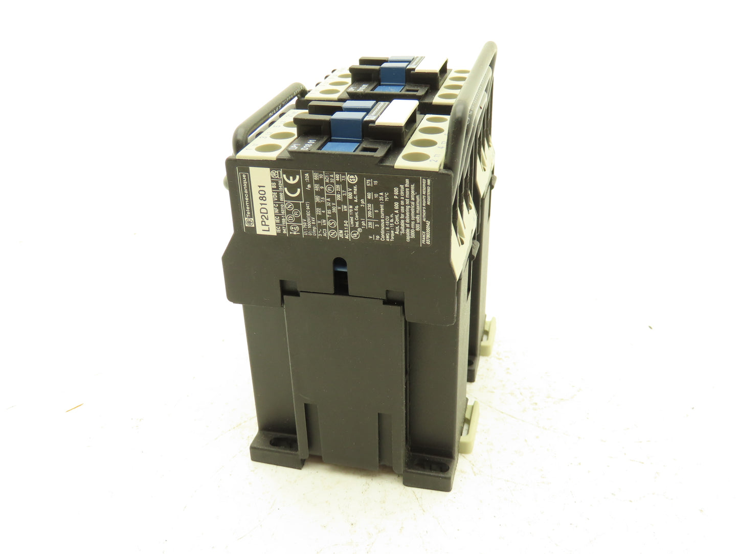 Telemecanique LP2 D1801BD Reversing Contactor 24VDC Coil 480V 3PH