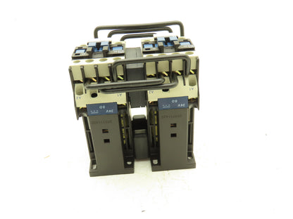 Telemecanique LP2 D1801BD Reversing Contactor 24VDC Coil 480V 3PH
