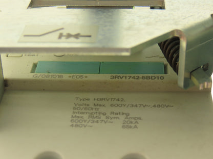 Siemens 3RV1946-2B Rotary Mechanism Circuited Breaker 15A Interlocking Kit