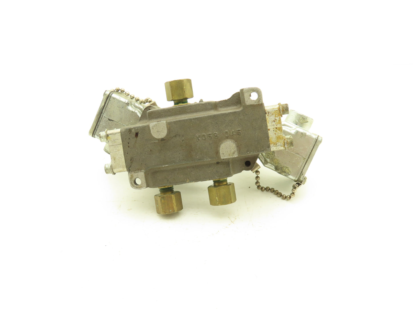 Schrader Bellows K065-6035 L465-26-102 Double Pilot Valve Manifold Assembly 120V