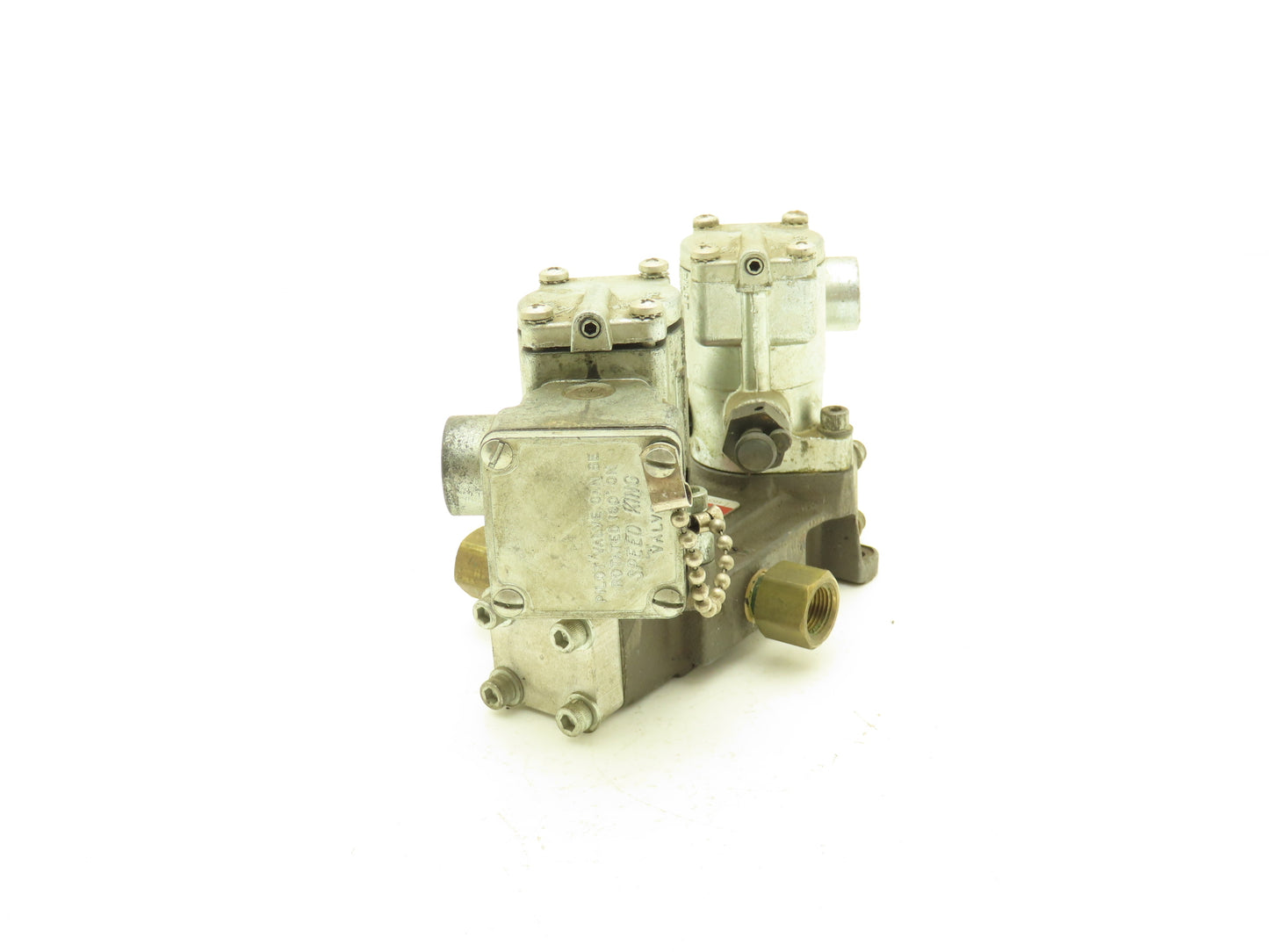 Schrader Bellows K065-6035 L465-26-102 Double Pilot Valve Manifold Assembly 120V