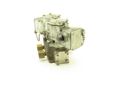 Schrader Bellows K065-6035 L465-26-102 Double Pilot Valve Manifold Assembly 120V