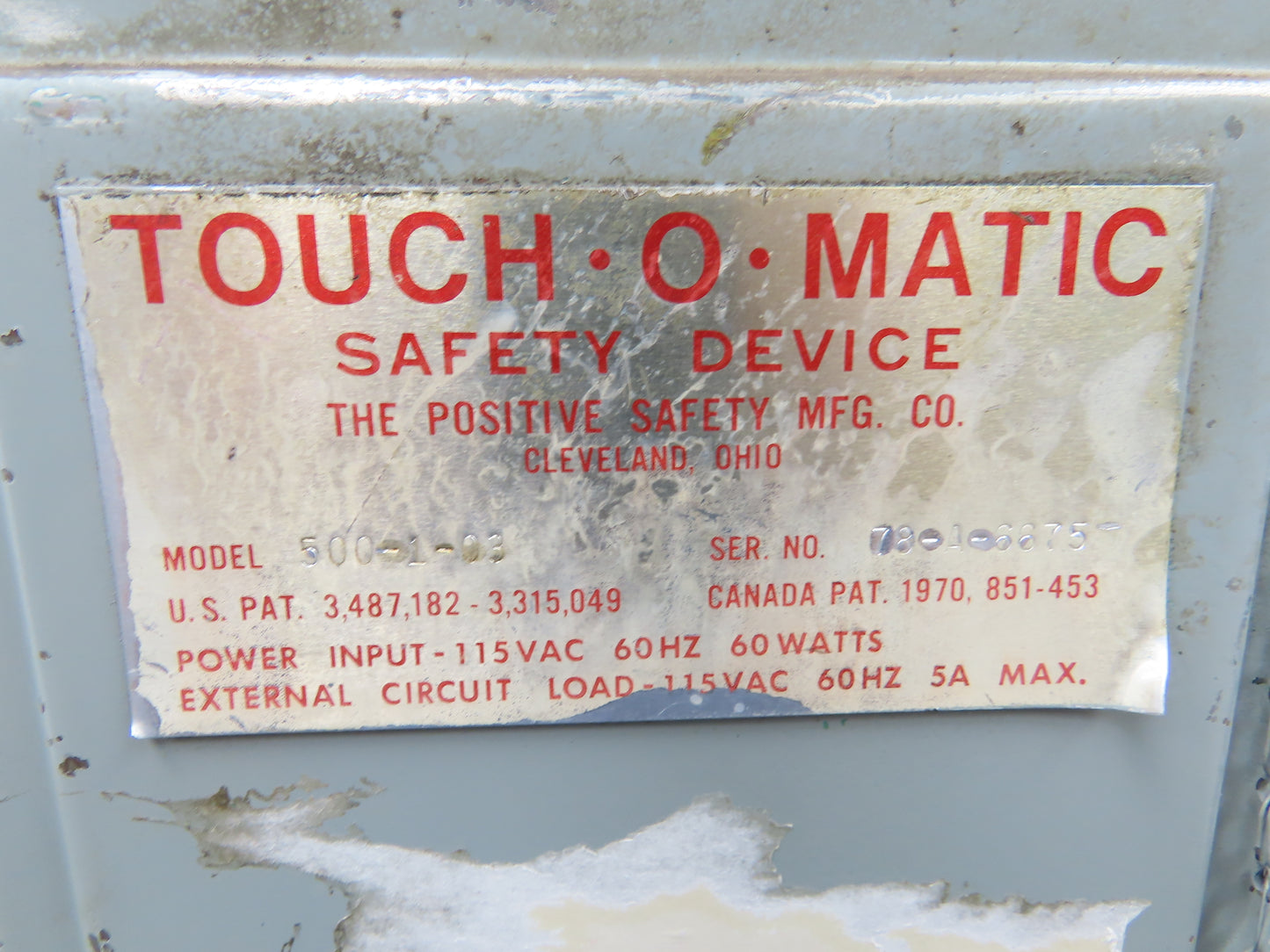 Riveter Self Feed 9" Throat 115V 1 Ph 3/32" Touch-O-Matic