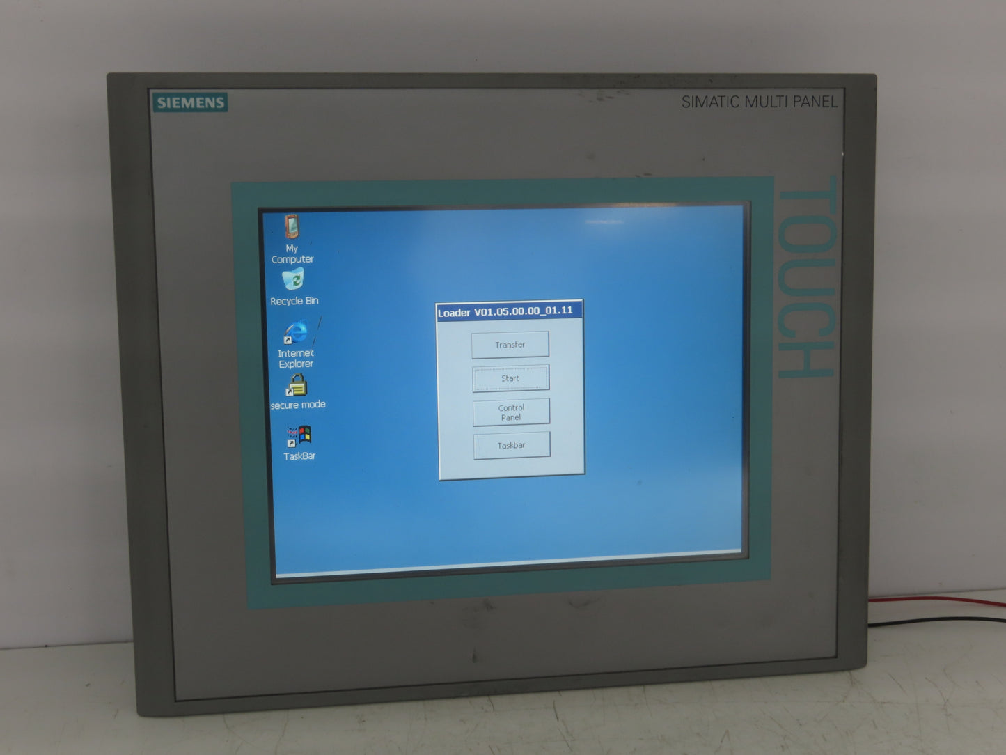 Siemens 6AV6 643-0CD01-1AX1 MP277 Simatic 10" HMI Touch Screen Control Panel