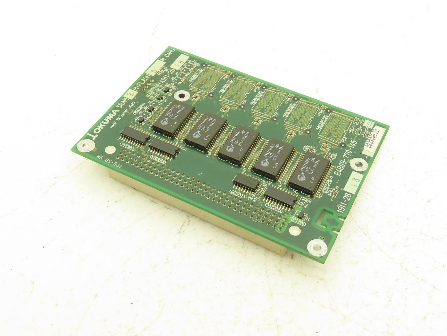 Okuma E4809-770-145 Printed Circuit FR Board Module PCB Sram 2 M+Flash 0M Card