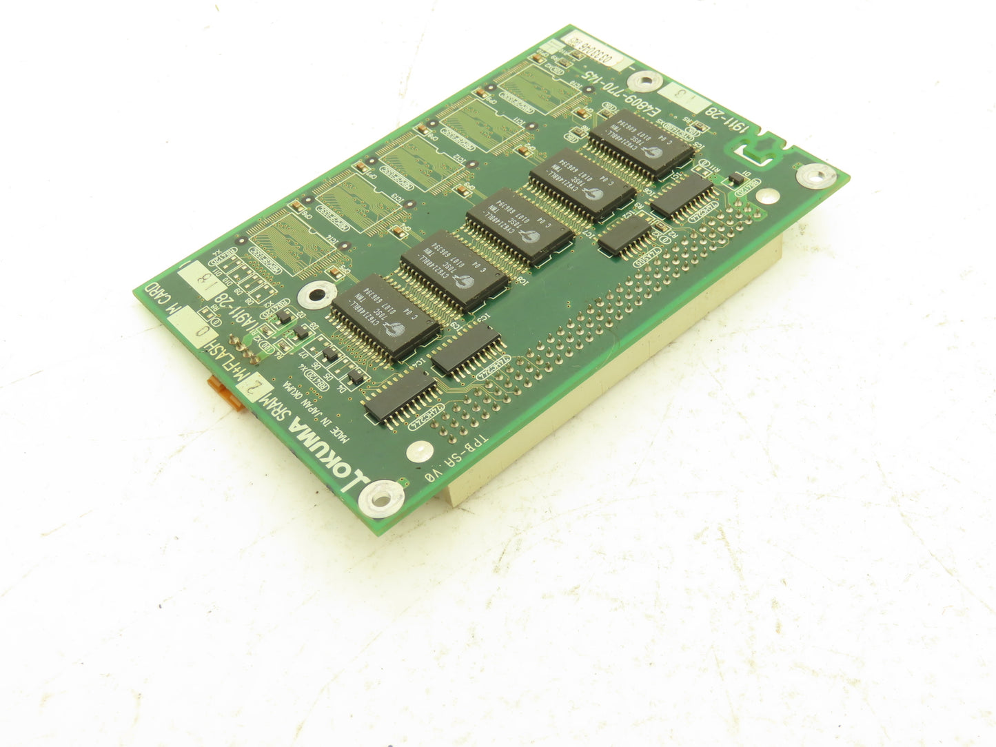 Okuma E4809-770-145 Printed Circuit FR Board Module PCB Sram 2 M+Flash 0M Card