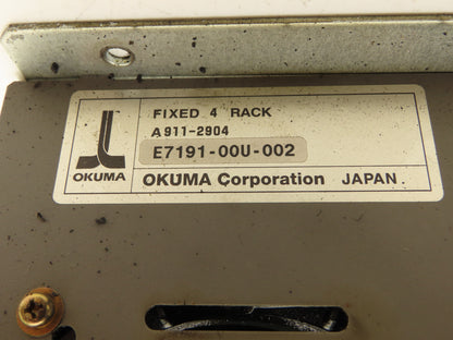 Okuma E7191-00U-002 PLC Chassis Unit with Motherboard Backplane 1911-2904