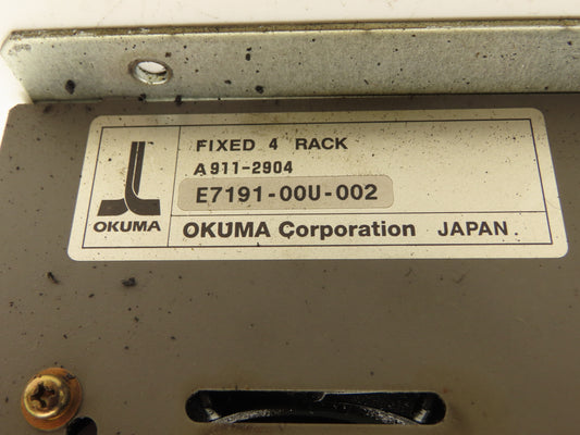 Okuma E7191-00U-002 PLC Chassis Unit with Motherboard Backplane 1911-2904
