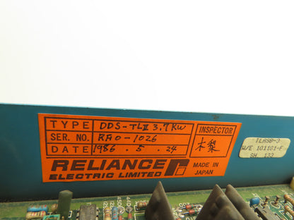 Reliance Electric DDS-TLII Servo Drive 30A 3.7kW DSA-MTR-30A