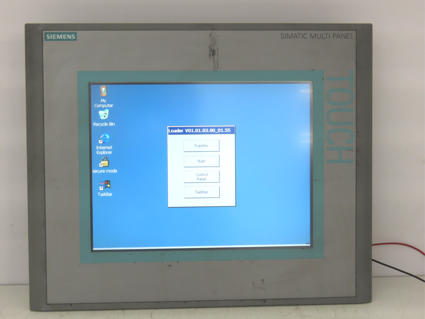 Siemens 6AV6 643-0CD01-1AX1 MP277 Simatic 10" HMI Touch Screen Control Panel
