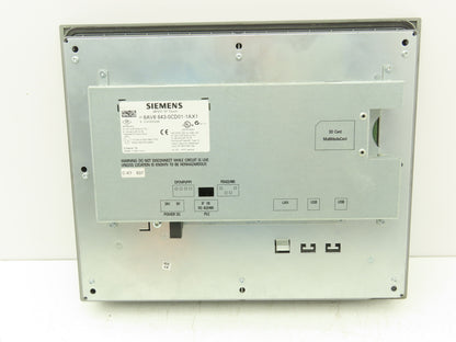 Siemens 6AV6 643-0CD01-1AX1 MP277 Simatic 10" HMI Touch Screen Control Panel