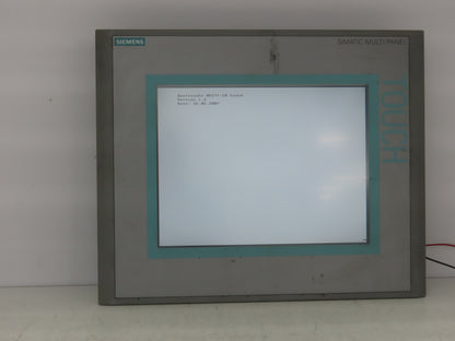 Siemens 6AV6 643-0CD01-1AX1 MP277 Simatic 10" HMI Touch Screen Control Panel