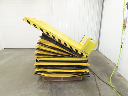 Scott Pneumatic 25" Lift Tilt Table Tote 4000lbs 32° Degree Tipper 64x50" Top