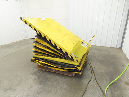 Scott Pneumatic 25" Lift Tilt Table Tote 4000lbs 32° Degree Tipper 64x50" Top