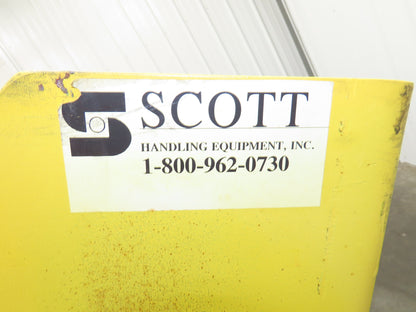 Scott Pneumatic 25" Lift Tilt Table Tote 4000lbs 32° Degree Tipper 64x50" Top