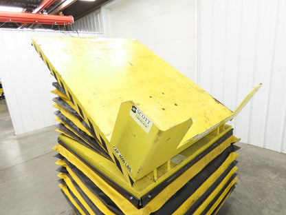 Scott Pneumatic 25" Lift Tilt Table Tote 4000lbs 32° Degree Tipper 64x50" Top