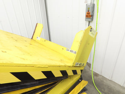 Scott Pneumatic 25" Lift Tilt Table Tote 4000lbs 32° Degree Tipper 64x50" Top