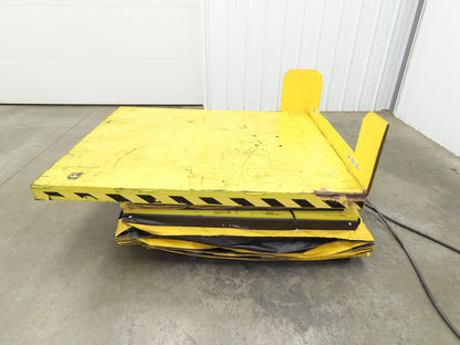 Scott Pneumatic 25" Lift Tilt Table Tote 4000lbs 34° Degree Tipper 64x50" Top